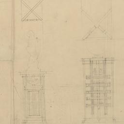 Cabinetwork, bowl stand det...