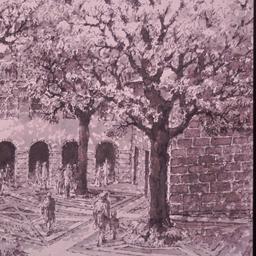 Perspective drawing, paved ...