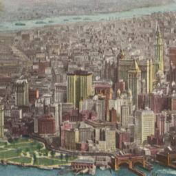 Aerial View of Manhattan Is...