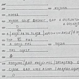 Eastern questionnaire, answ...