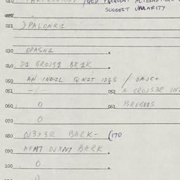 Eastern questionnaire, answ...