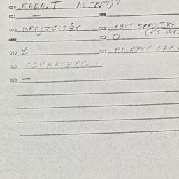 Eastern questionnaire, answ...
