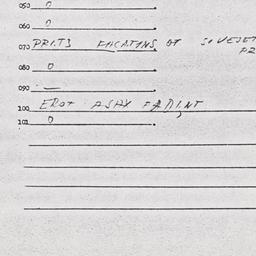 Eastern questionnaire, answ...