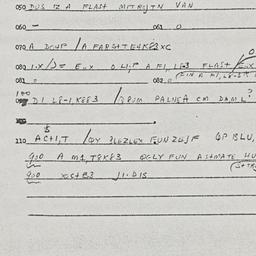 Eastern questionnaire, answ...