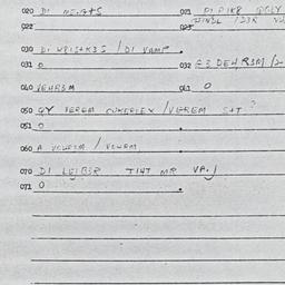 Eastern questionnaire, answ...