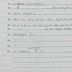 Eastern questionnaire, answ...