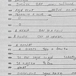 Eastern questionnaire, answ...