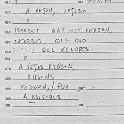 Eastern questionnaire, answ...