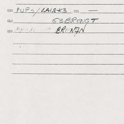 Eastern questionnaire, answ...
