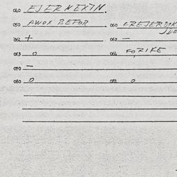 Eastern questionnaire, answ...