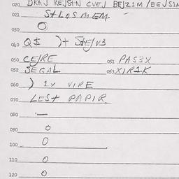 Eastern questionnaire, answ...