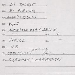 Eastern questionnaire, answ...
