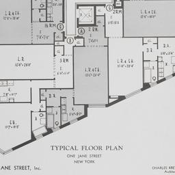 1 Jane Street, Typical Floo...