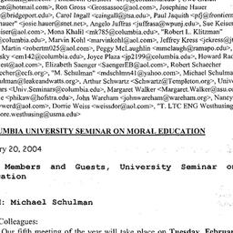 Announcements, 2004-02-10. ...