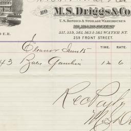M.S. Driggs & Co. Bill ...