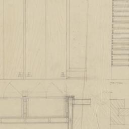 Linen cabinet elevation, se...