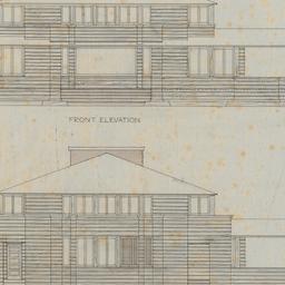 Working drawing #3: Front, ...