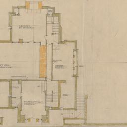 Basement, second floor plan