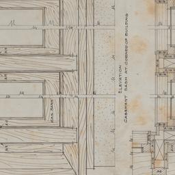 Casement window framing det...