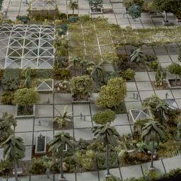 Model, aerial view.