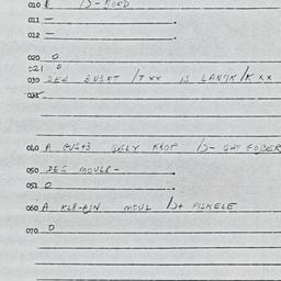 Eastern questionnaire, answ...