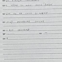 Eastern questionnaire, answ...