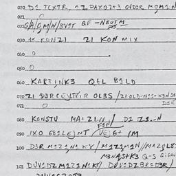 Eastern questionnaire, answ...