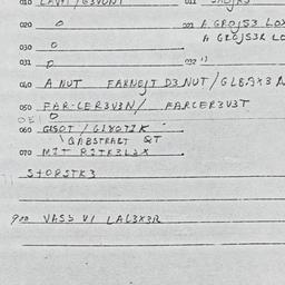 Eastern questionnaire, answ...