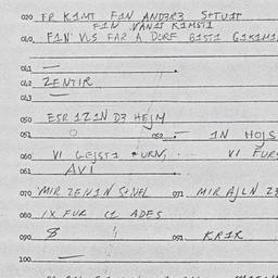 Eastern questionnaire, answ...