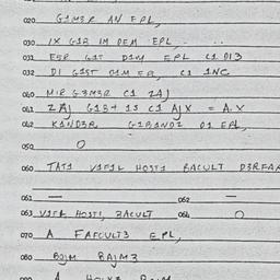Eastern questionnaire, answ...