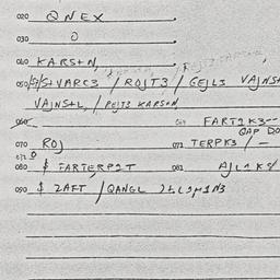 Eastern questionnaire, answ...