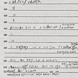 Eastern questionnaire, answ...