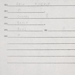 Eastern questionnaire, answ...