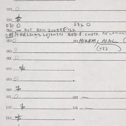 Eastern questionnaire, answ...