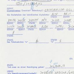 Western questionnaire, answ...