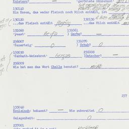 Western questionnaire, answ...