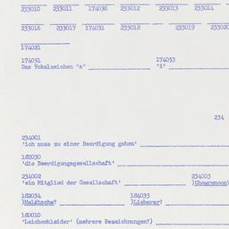 Western questionnaire, answ...