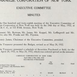 Executive Committee Meeting