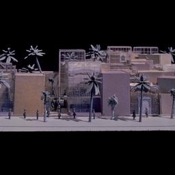 Model, exterior view.