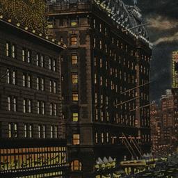 The Great White Way. New York.