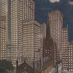 Trinity Church and Skyscrap...