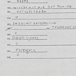 Eastern questionnaire, answ...