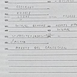 Eastern questionnaire, answ...