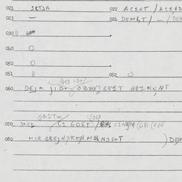 Eastern questionnaire, answ...