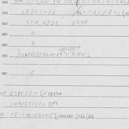 Eastern questionnaire, answ...