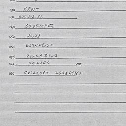 Eastern questionnaire, answ...