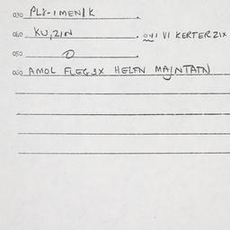 Eastern questionnaire, answ...