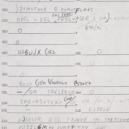 Eastern questionnaire, answ...