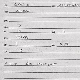 Eastern questionnaire, answ...