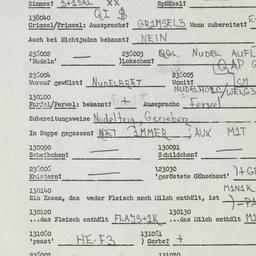 Western questionnaire, answ...